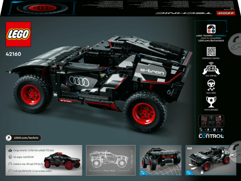 LEGO® Technic Audi RS Q e-tron 42160 Oyuncak Yapım Seti