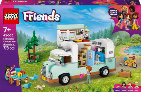 LEGO® Friends Arkadaşlık Karavan Macerası Rol Yapma Yapım Seti 42663