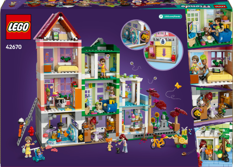 LEGO® Friends Heartlake City Daireleri ve Mağazaları Model Seti 42670