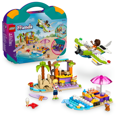 LEGO® Friends Yaratıcı Plaj ve Seyahat Bavulu İnşa Edilebilen Oyuncak Seti 42672