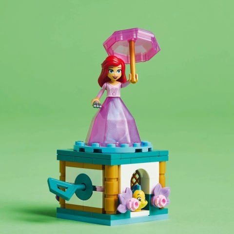 LEGO® ǀ Disney Princess Dönen Ariel Yapım Seti ve Fantastik Oyuncak Modeli 43259