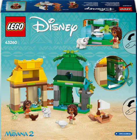 LEGO® ǀ Disney Moana’nın Ada Eğlencesi İnşa Edilebilen Oyuncak Modeli ve Yapım Seti 43260