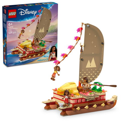 LEGO® ǀ Disney Moana’nın Macera Kanosu Fantastik Oyuncak Model Seti 43270