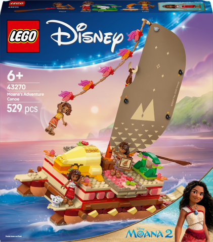 LEGO® ǀ Disney Moana’nın Macera Kanosu Fantastik Oyuncak Model Seti 43270