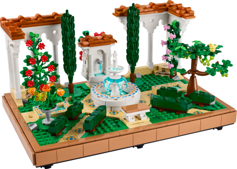 LEGO® Icons Fıskiyeli Bahçe Yetişkinler için Ev ve Ofis Dekoru Yapım Seti 10359