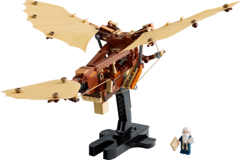 LEGO® Icons Leonardo da Vinci’nin Uçan Makinesi Yetişkinler için Masa Süsü Seti 10363