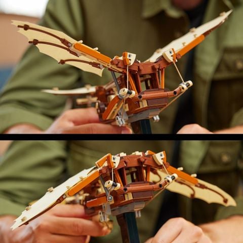 LEGO® Icons Leonardo da Vinci’nin Uçan Makinesi Yetişkinler için Masa Süsü Seti 10363