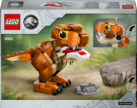 LEGO® Jurassic World Küçük Eatie: T. rex Dinozor Modeli Yapım Seti 76967