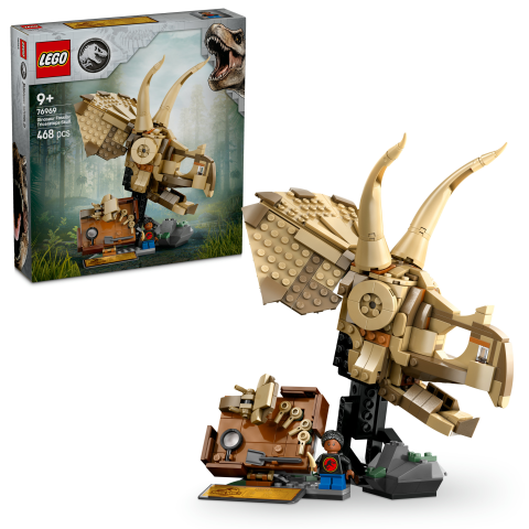 LEGO® Jurassic World Dinozor Fosilleri: Triceratops Kafatası Model Seti 76969