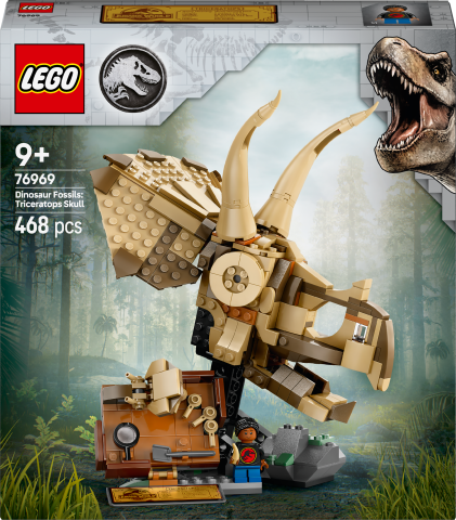LEGO® Jurassic World Dinozor Fosilleri: Triceratops Kafatası Model Seti 76969