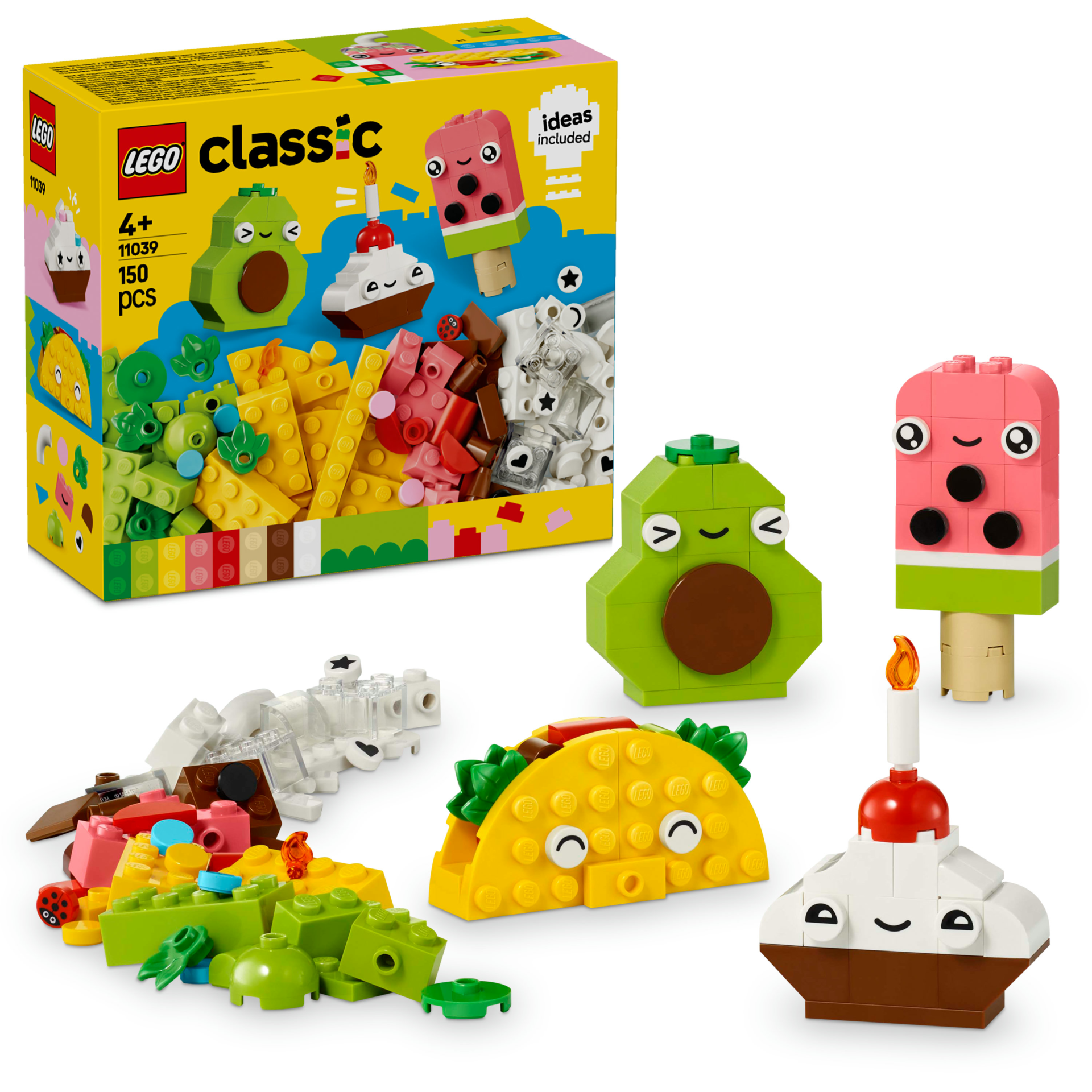 LEGO® Classic Yaratıcı Yiyecek Arkadaşlar Hayali Oyunlar için Oyuncak 11039