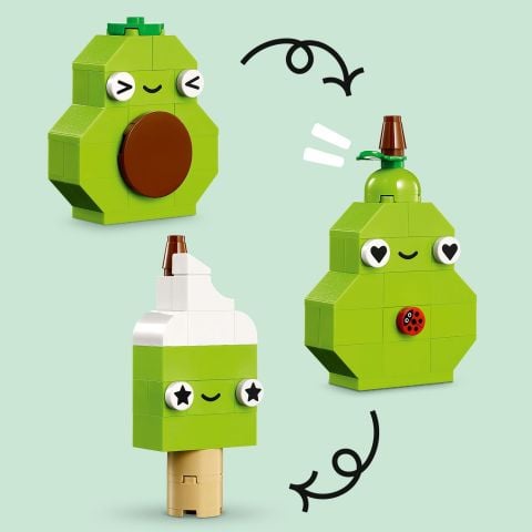 LEGO® Classic Yaratıcı Yiyecek Arkadaşlar Hayali Oyunlar için Oyuncak 11039