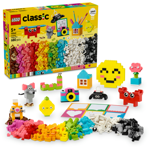 LEGO® Classic Yaratıcı Mutlu Kutu Renkli Yapım Parçaları 11042