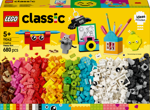 LEGO® Classic Yaratıcı Mutlu Kutu Renkli Yapım Parçaları 11042