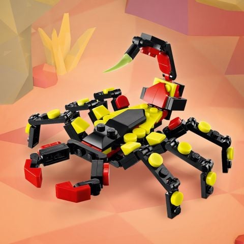 LEGO® Creator 3'ü 1 Arada Vahşi Hayvanlar: Şaşırtıcı Örümcek Oyun Seti 31159