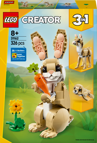 LEGO® Creator 3’ü 1 Arada Sevimli Tavşan Oyun Seti 31162