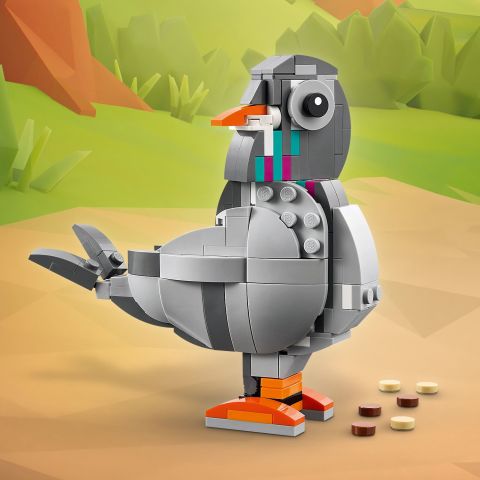 LEGO® Creator 3’ü 1 Arada Oyunbaz Kedi Hayvanlı Oyun Seti 31163