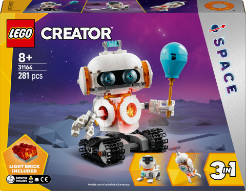 LEGO® Creator 3'ü 1 Arada Uzay Robotu Bilim Oyun Seti 31164