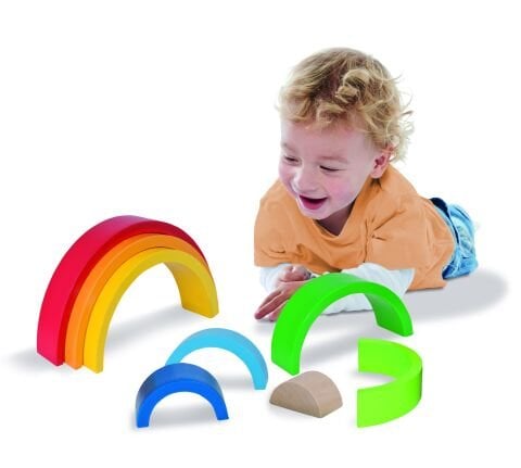 Ahşap Renkli Halka seti