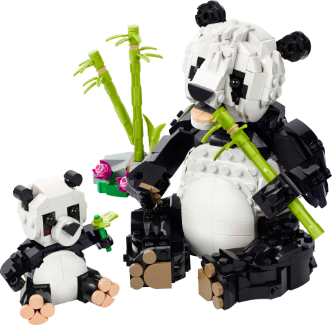 LEGO® Creator 3'ü 1 Arada Vahşi Hayvanlar: Panda Ailesi Oyun Seti 31165
