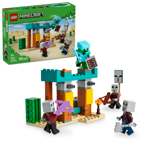 LEGO® Minecraft® Serseri Köylü Çöl Devriyesi Çocuklar için Oyun Seti 21267