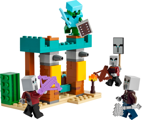 LEGO® Minecraft® Serseri Köylü Çöl Devriyesi Çocuklar için Oyun Seti 21267
