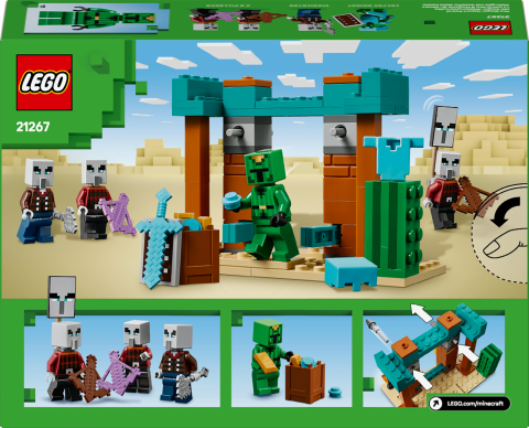 LEGO® Minecraft® Serseri Köylü Çöl Devriyesi Çocuklar için Oyun Seti 21267