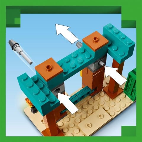 LEGO® Minecraft® Serseri Köylü Çöl Devriyesi Çocuklar için Oyun Seti 21267