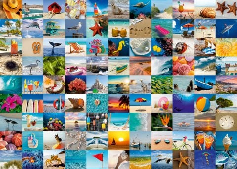 1000p Puz Deniz Manzaraları