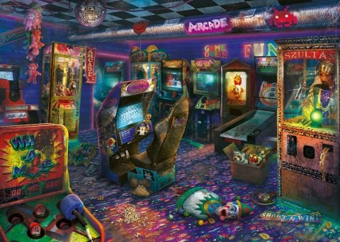 1000p Puz Eski Atari Salonu