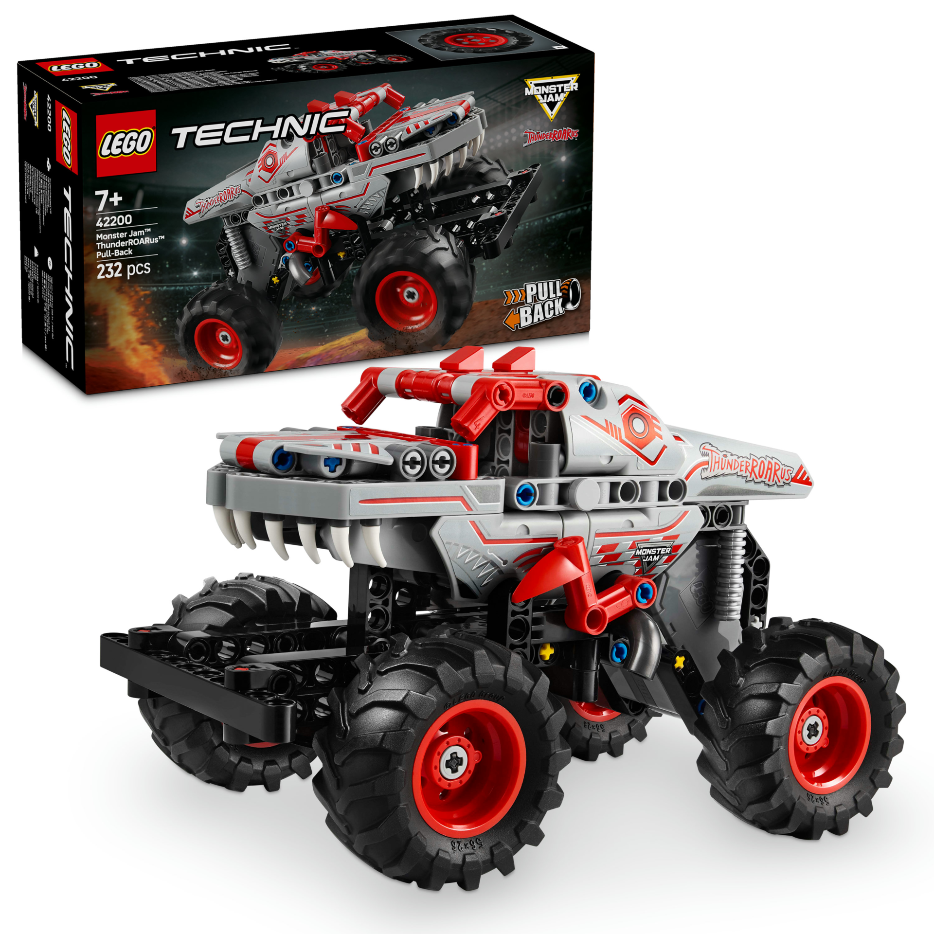 LEGO® Technic Monster Jam™ ThunderROARus™ Çek-Bırak Oyuncak Kamyon 42200