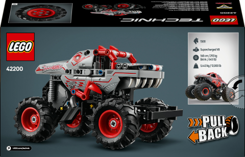 LEGO® Technic Monster Jam™ ThunderROARus™ Çek-Bırak Oyuncak Kamyon 42200