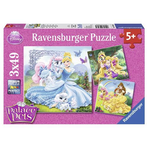 3x49p Puz WD Belle Cinderella Rapunzel