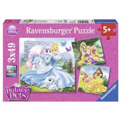 3x49p Puz WD Belle Cinderella Rapunzel