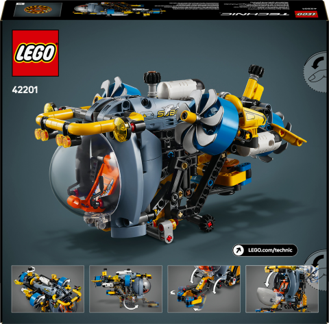 LEGO® Technic Derin Deniz Araştırma Denizaltısı Oyuncak Seti 42201