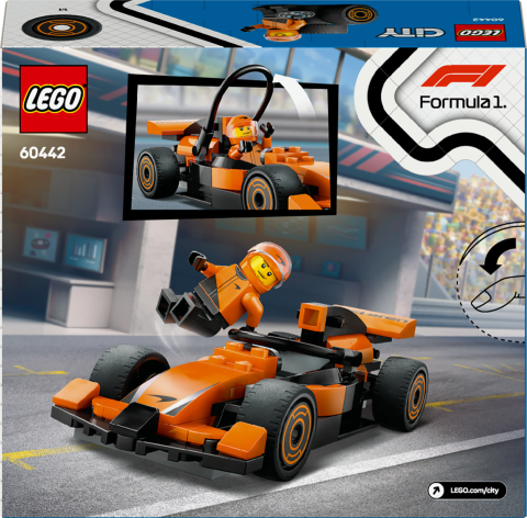 LEGO® City McLaren Yarış Arabalı F1® Sürücüsü Mini Araç Oyun Seti 60442