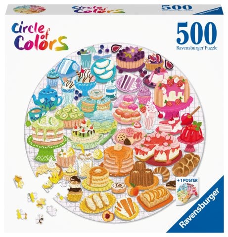 Ravensburger 500 Parçalı Daire Puzzle Tatlılar