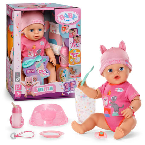 Baby born 43cm Emma Bebeği - Tut & Oyna Serisi