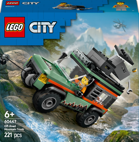 LEGO® City 4x4 Arazi Dağ Arabası Macera Oyuncağı 60447