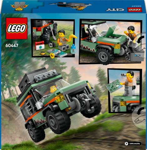 LEGO® City 4x4 Arazi Dağ Arabası Macera Oyuncağı 60447