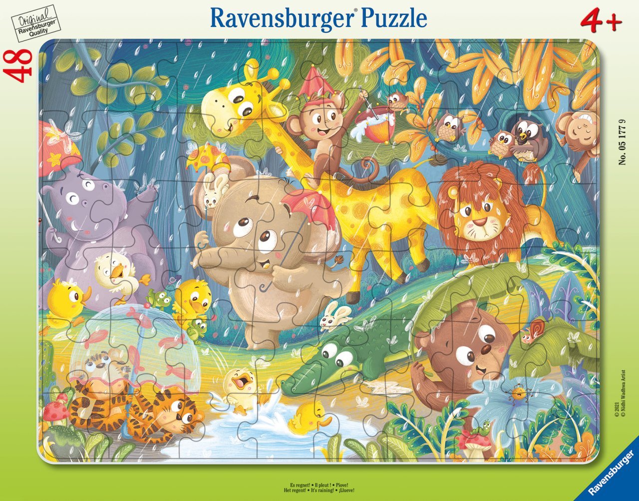 Ravensburger 48 Parçalı Büyük Çerçeveli Puzzle Ormanda
