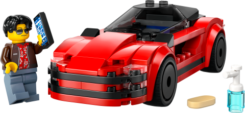 LEGO® City Kırmızı Spor Araba Süper Araba Oyuncak Araç Seti 60448
