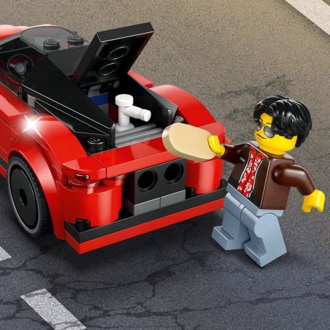 LEGO® City Kırmızı Spor Araba Süper Araba Oyuncak Araç Seti 60448