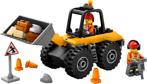 LEGO® Sarı Tekerlekli İnşaat Yükleyicisi İnşa Edilebilen Araç Seti 60450