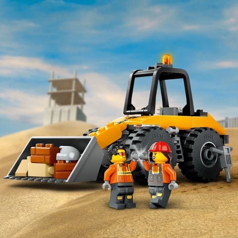 LEGO® Sarı Tekerlekli İnşaat Yükleyicisi İnşa Edilebilen Araç Seti 60450