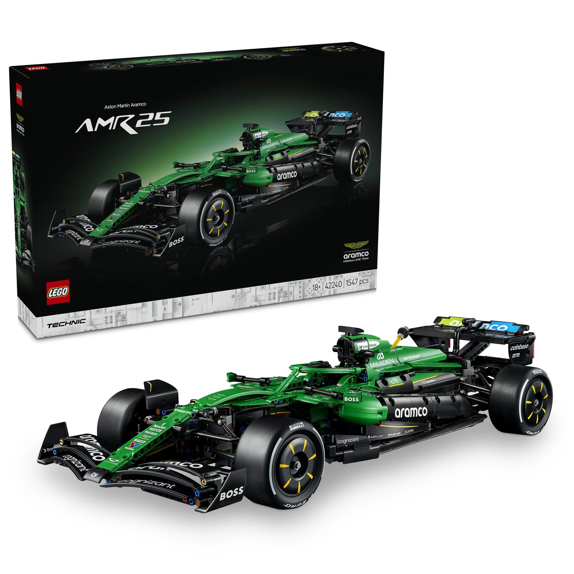 LEGO Technic Aston Martin Aramco AMR25 F1 Araba 42240