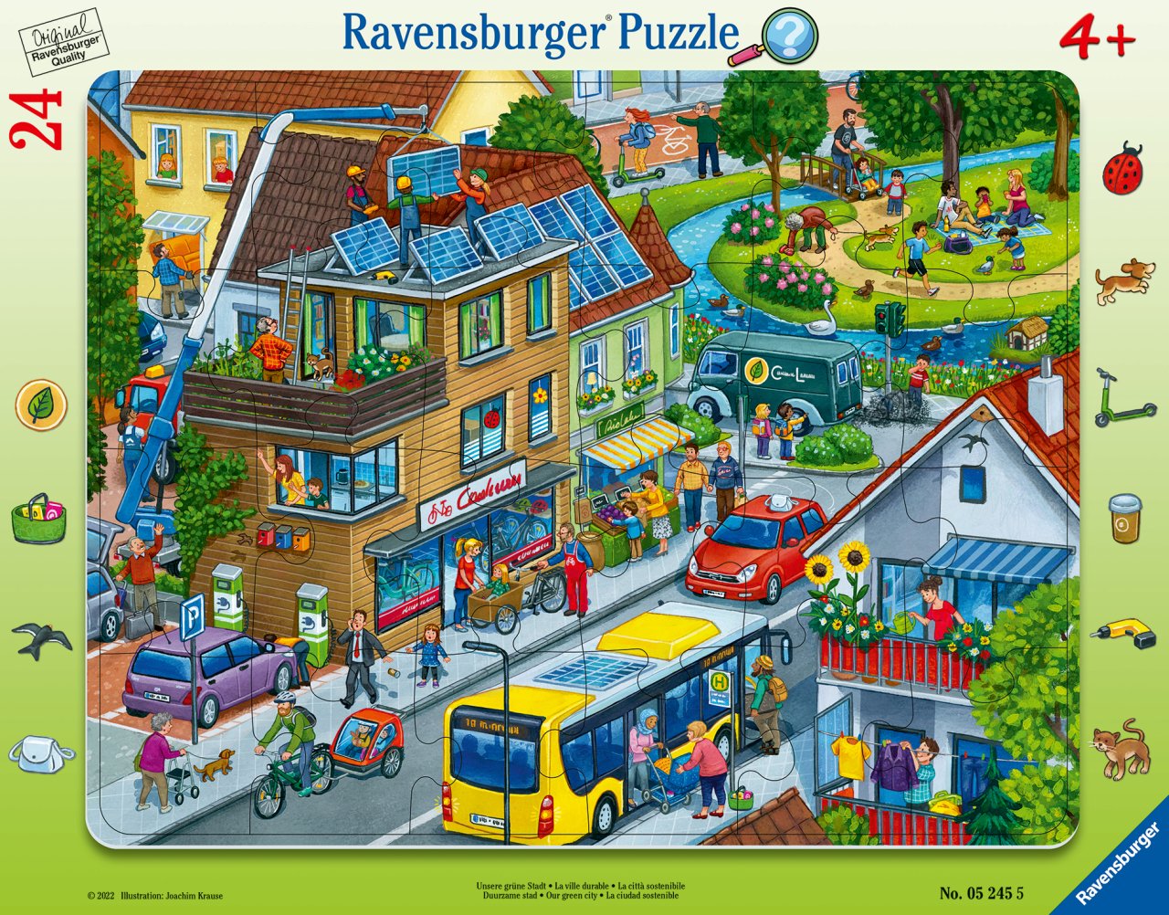 Ravensburger 24 Parçalı Büyük Çerçeveli Puzzle Şehir