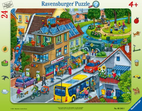 Ravensburger 24 Parçalı Büyük Çerçeveli Puzzle Şehir