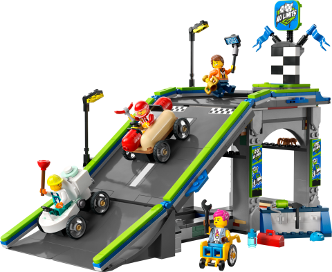 LEGO® City Senin Kuralların: Yarış Arabası Rampa Parçası Soapbox Yarışı Seti 60460