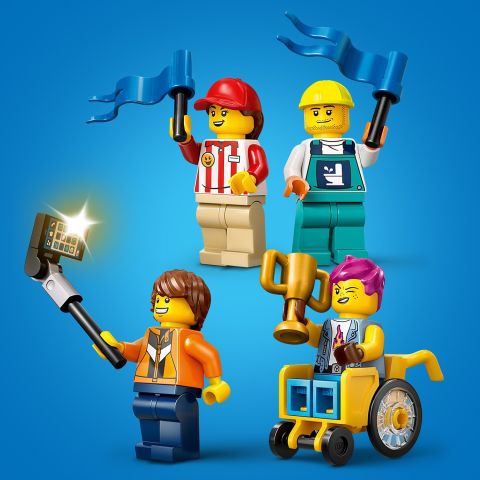 LEGO® City Senin Kuralların: Yarış Arabası Rampa Parçası Soapbox Yarışı Seti 60460